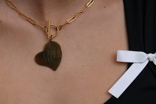 Collar con Colgante de Corazón Personalizado - Imagen 3