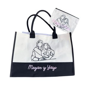 Bolsa personalizada con neceser.