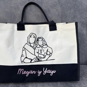 Bolsa personalizada con neceser.